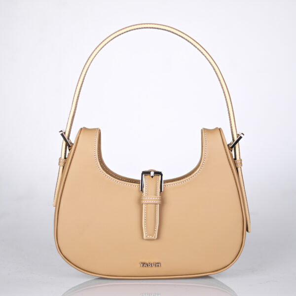 TASCH Timeless Beige Daim Omuz Çantası